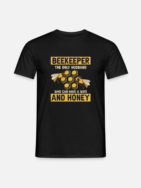 Beekeeper The Only Husband Beekeeper - Männer T-Shirt - Schwarz