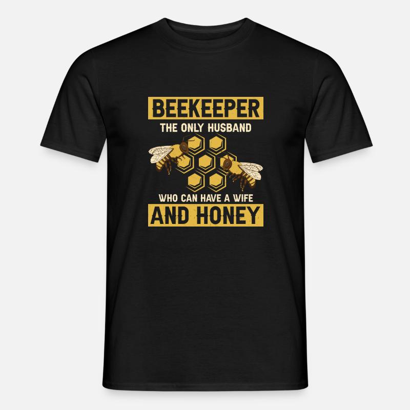 Beekeeper The Only Husband Beekeeper - Männer T-Shirt - Schwarz