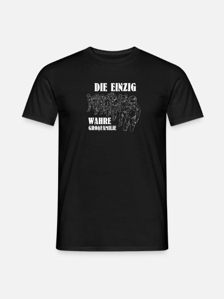 Polizei Großfamilie - Männer T-Shirt - Schwarz