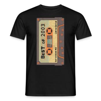 Geburtstagsgeschenk 2003 Geburtstag Perfekt - Männer T-Shirt - Schwarz - Vorne - AI Model Male 178 light (178cm)
