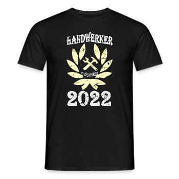 Handwerker des Jahres 2022 - Männer T-Shirt - Schwarz - Vorne - AI Model Male 178 light (178cm)