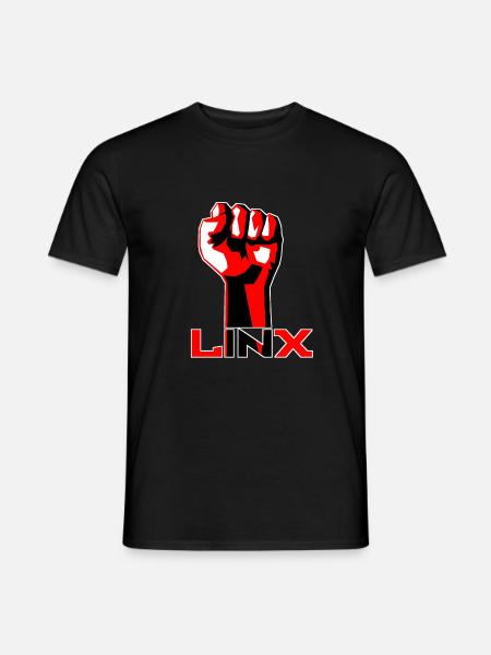Linx Faust Links Linke - Männer T-Shirt - Schwarz