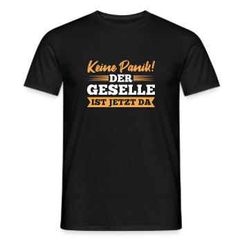 Gesellenprüfung bestanden Gesellenbrief Geselle - Männer T-Shirt - Schwarz - Vorne - AI Model Male 178 light (178cm)