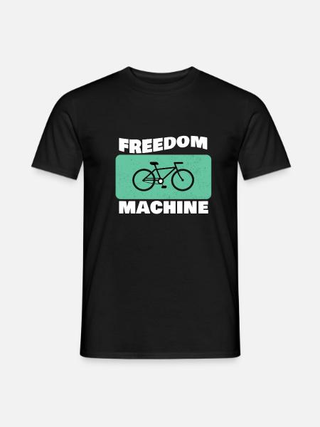 FREEDOM MACHINE Bike - Men's T-Shirt - black