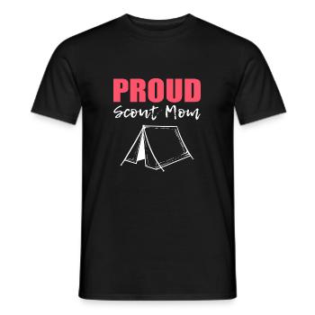 Proud Scout Mother Loving Mother Poison - Men's T-Shirt - black - Front - AI Model Male 178 light (178cm)