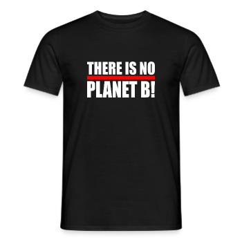 There is no planet B - T-shirt homme - noir - Devant - AI Model Male 178 light (178cm)