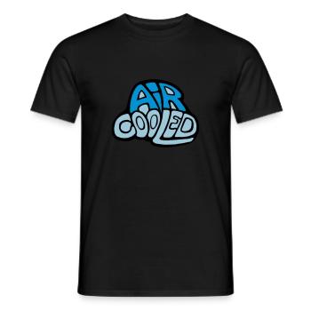 aircooled - Männer T-Shirt - Schwarz - Vorne - AI Model Male 178 light (178cm)