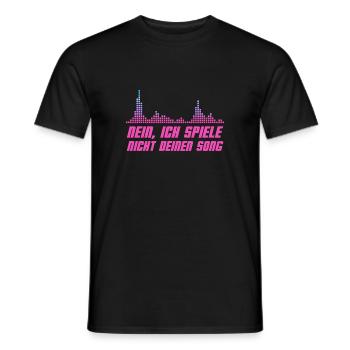 Discjockey DJane Musik DJ - Männer T-Shirt - Schwarz - Vorne - AI Model Male 178 light (178cm)