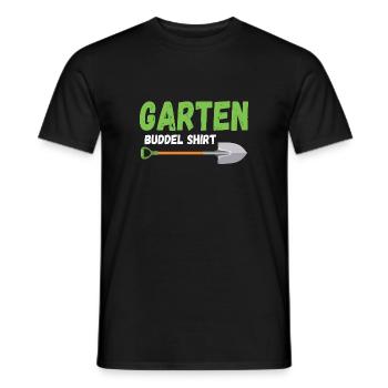 Garten Buddel Shirt Hobbygärtner Gärtnerin Gärtner - Männer T-Shirt - Schwarz - Vorne - AI Model Male 178 light (178cm)