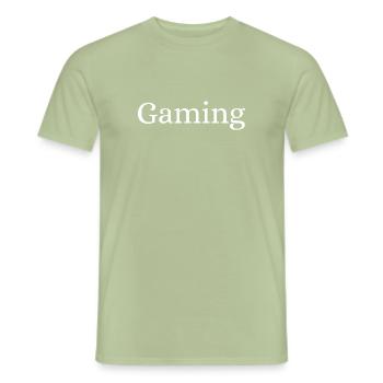 Spiel - Männer T-Shirt - Sage - Vorne - AI Model Male 178 light (178cm)