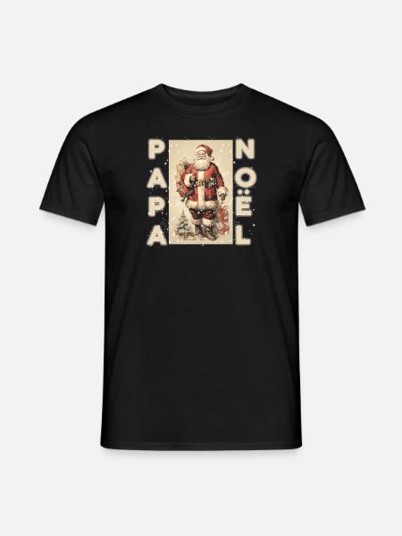 PAPA NOEL - T-shirt homme - noir