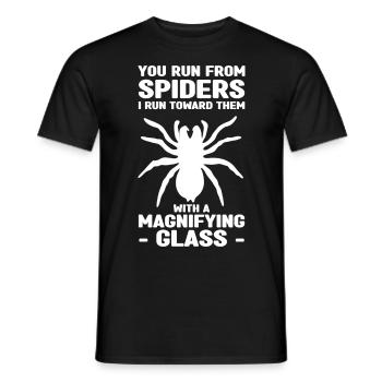 Insekten - Männer T-Shirt - Schwarz - Vorne - AI Model Male 178 light (178cm)