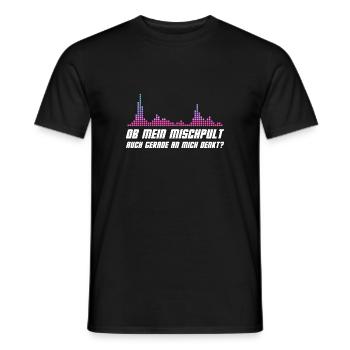 Musik Discjockey DJ - Männer T-Shirt - Schwarz - Vorne - AI Model Male 178 light (178cm)