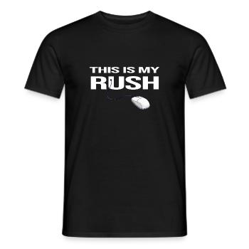 Gamer Nerds Online Gameplay Rush Gambler Communauté - T-shirt homme - noir - Devant - AI Model Male 178 light (178cm)