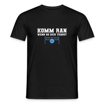 Volleyball Komm ran Volleyballer - Männer T-Shirt - Schwarz - Vorne - AI Model Male 178 light (178cm)