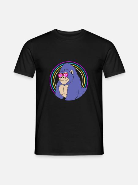 Gorille - T-shirt homme - noir