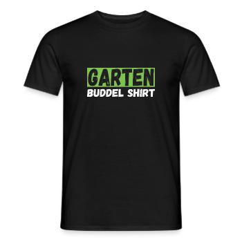Garten Buddel Shirt Hobbygärtner Gärtnerin Gärtner - Männer T-Shirt - Schwarz - Vorne - AI Model Male 178 light (178cm)