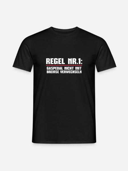 Fahrschullehrer Geschenk Fahrschule Fahrlehrer - Männer T-Shirt - Schwarz