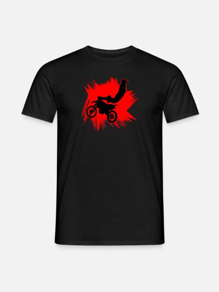 Motocross Motorcycle - Men's T-Shirt - black