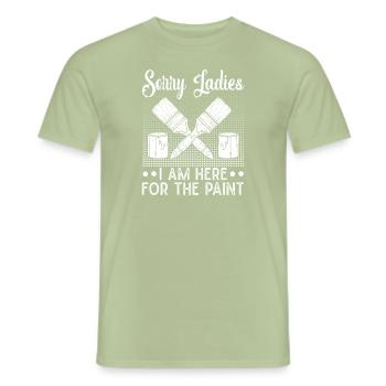 House Painter Hilarious Designs Unique Gifts - Männer T-Shirt - Sage - Vorne - AI Model Male 178 light (178cm)