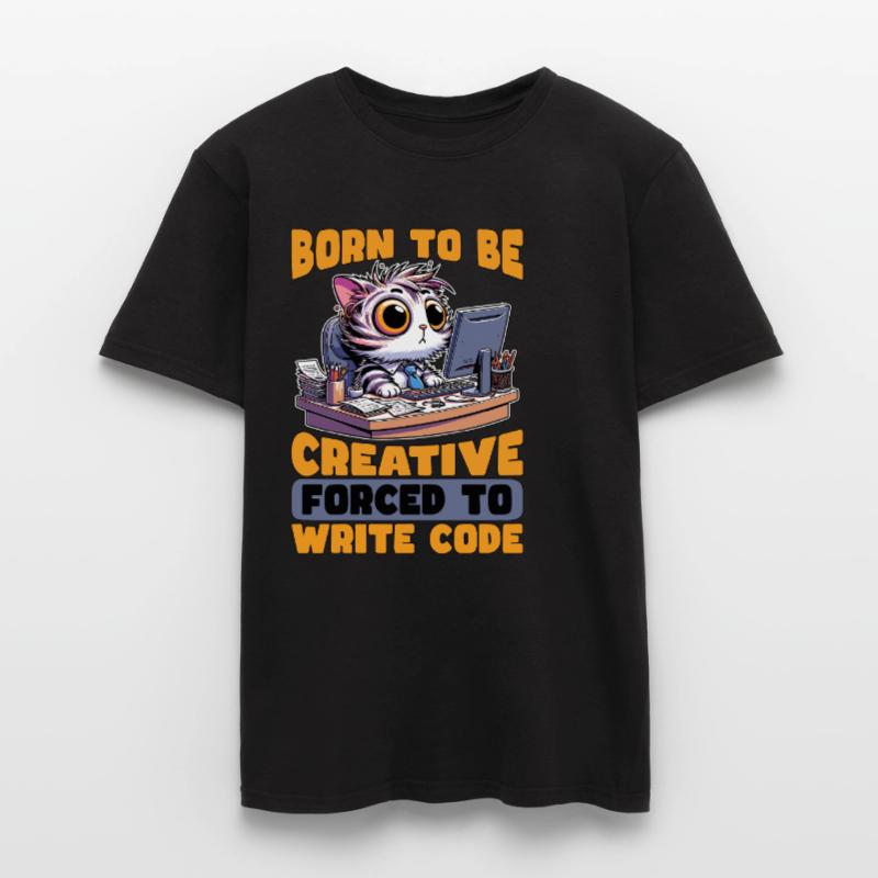 Coder Born To Be Creative Web Developer Coders Men's T-Shirt