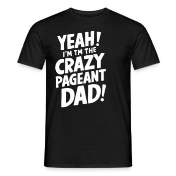 Ja, ich bin der verrückte Festzug Vater Wertschätzung - Männer T-Shirt - Schwarz - Vorne - AI Model Male 178 light (178cm)