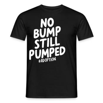 Keine Beule Immer noch Welpe Adoption Familie Lustiger Gotcha - Männer T-Shirt - Schwarz - Vorne - AI Model Male 178 light (178cm)