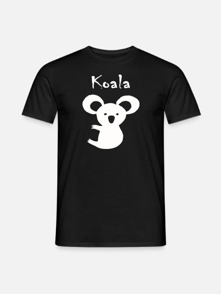 koala - T-shirt homme - noir