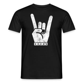 Rock And Roll - T-shirt homme - noir - Devant - AI Model Male 178 light (178cm)