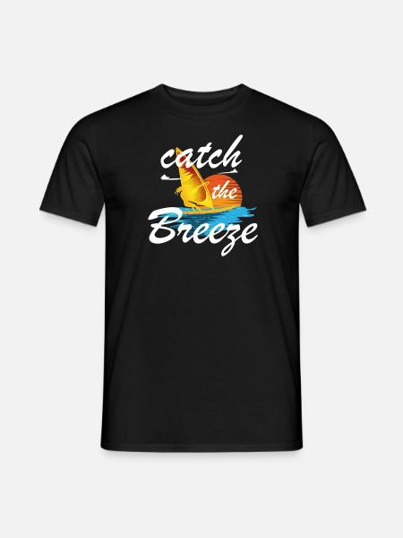 Fange das Brise-Geschenk - Männer T-Shirt - Schwarz