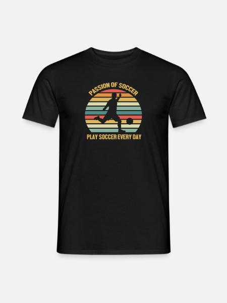 football - T-shirt homme - noir