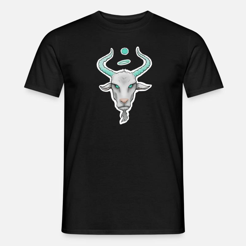 Ziege - Männer T-Shirt - Schwarz