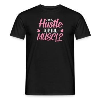 Hektik für den Muskel - Männer T-Shirt - Schwarz - Vorne - AI Model Male 178 light (178cm)