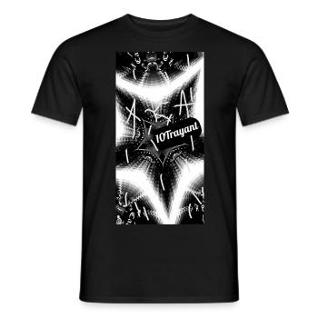 AKA 10trayant Relief NB 3800 - T-shirt homme - noir - Devant - AI Model Male 178 light (178cm)