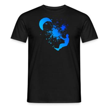 Kitesurf Femmes Kitesurfer Kitesurf Kitesurf - T-shirt homme - noir - Devant - AI Model Male 178 light (178cm)