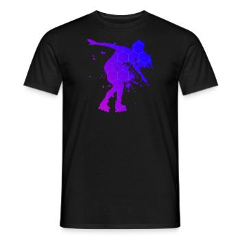 Patins à roulettes pour hommes Patins à roulettes Patins à roulettes - T-shirt homme - noir - Devant - AI Model Male 178 light (178cm)