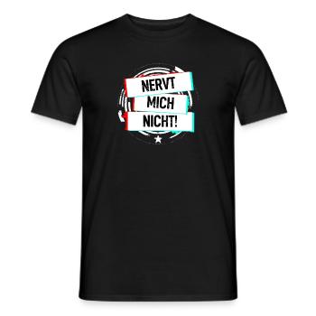 Nervt Mich Nicht! - Männer T-Shirt - Schwarz - Vorne - AI Model Male 178 light (178cm)