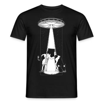 Enlèvement - Version noire - T-shirt homme - noir - Devant - AI Model Male 178 light (178cm)