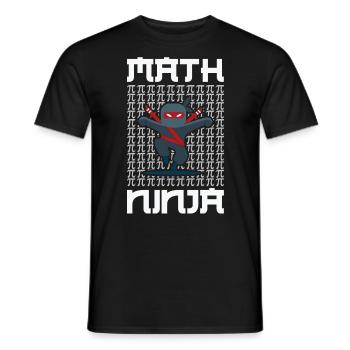 Lustig Mathematik Spruch Mathelehrer Mathesprüche - Männer T-Shirt - Schwarz - Vorne - AI Model Male 178 light (178cm)