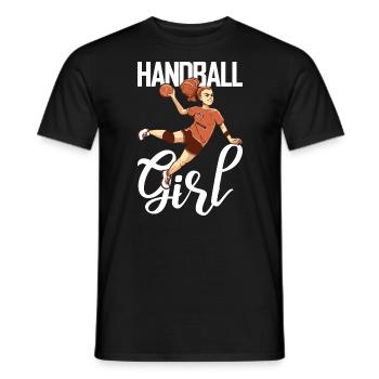 Joueur de handball Handball Outfit Handball Joueur de handball - T-shirt homme - noir - Devant - AI Model Male 178 light (178cm)