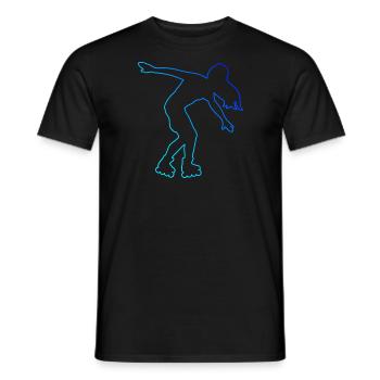 Patinage Hommes Patinage à roulettes Femmes Patins à roulettes - T-shirt homme - noir - Devant - AI Model Male 178 light (178cm)