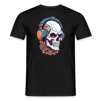 Requiem for a DJ - Men's T-Shirt - black - Front - AI Model Male 178 light (178cm)