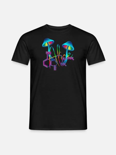 Trash Asset - Alice [rainbow] - Männer T-Shirt - Schwarz