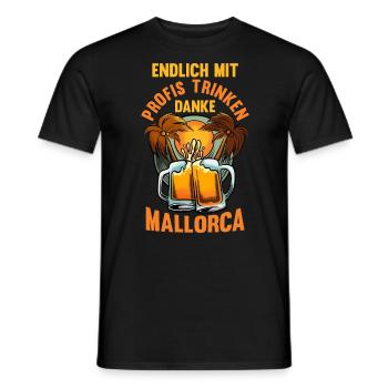 Party Urlaub Mallorca - Männer T-Shirt - Schwarz - Vorne - AI Model Male 178 light (178cm)