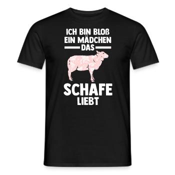 Landwirt Schäfer Bauernhof Schafe - Männer T-Shirt - Schwarz - Vorne - AI Model Male 178 light (178cm)