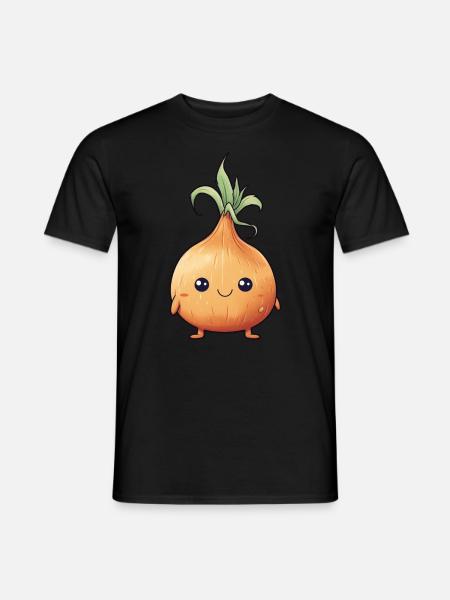 Drôle d’oignon - T-shirt homme - noir