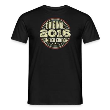 2016 Fêtes D’anniversaire, Un Millésime Légendaire - T-shirt homme - noir - Devant - AI Model Male 178 light (178cm)