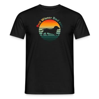 Best Viennese Dad Ever - Men's T-Shirt - black - Front - AI Model Male 178 light (178cm)