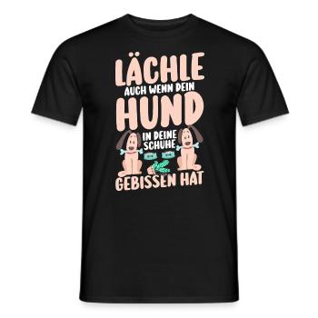Chien Propriétaire De Chien Propriétaire De Chien Motif Chiens - T-shirt homme - noir - Devant - AI Model Male 178 light (178cm)