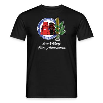 Zion Hike Connection - Männer T-Shirt - Schwarz - Vorne - AI Model Male 178 light (178cm)